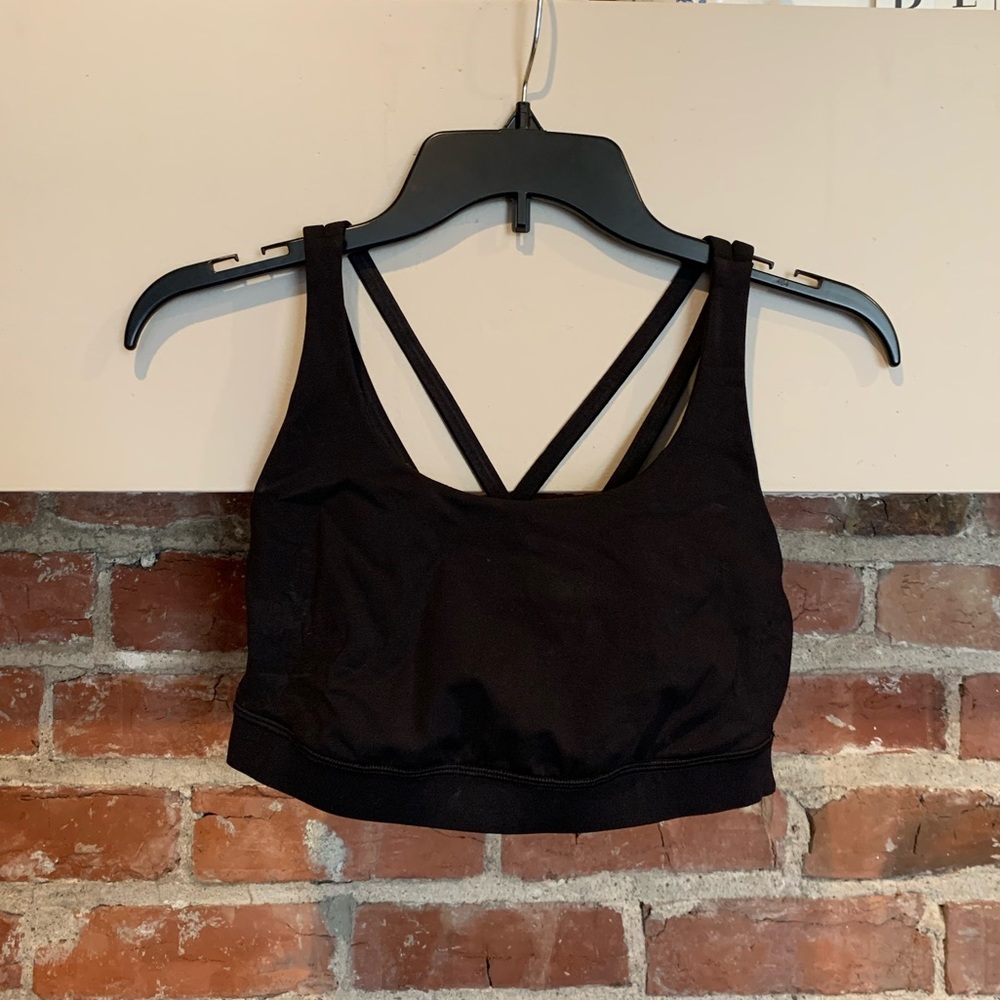 Black Lululemon Energy Sports Bra | Womens Size 10